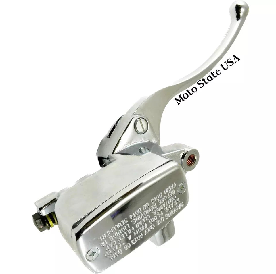 CHROME BRAKE MASTER CYLINDER CLUTCH LEVERS FOR Honda VTX 1800C (2002-2008)