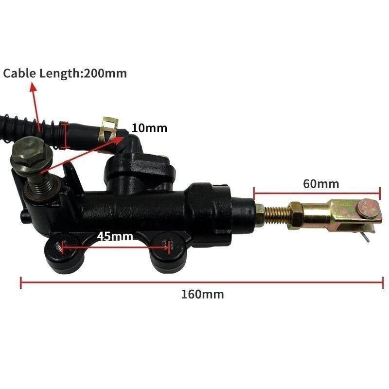 Rear Brake Master Cylinder Pump For Suzuki GSXR 600 750 1000 1100 GSX 1300R