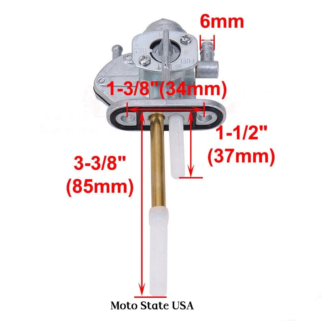 Fuel Petcock for Suzuki Quadrunner 250 LTF250 2x4 and 4x4 (1988-2002)