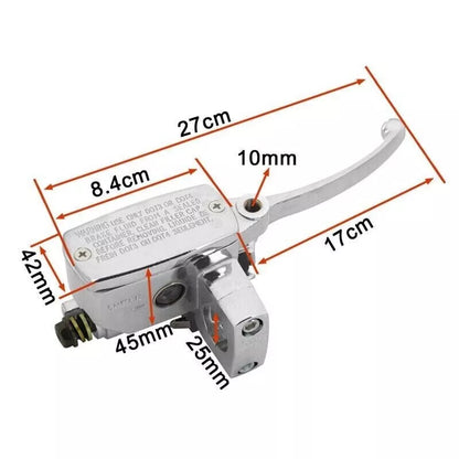 CHROME BRAKE MASTER CYLINDER CLUTCH LEVERS FOR Honda VTX 1800C (2002-2008)