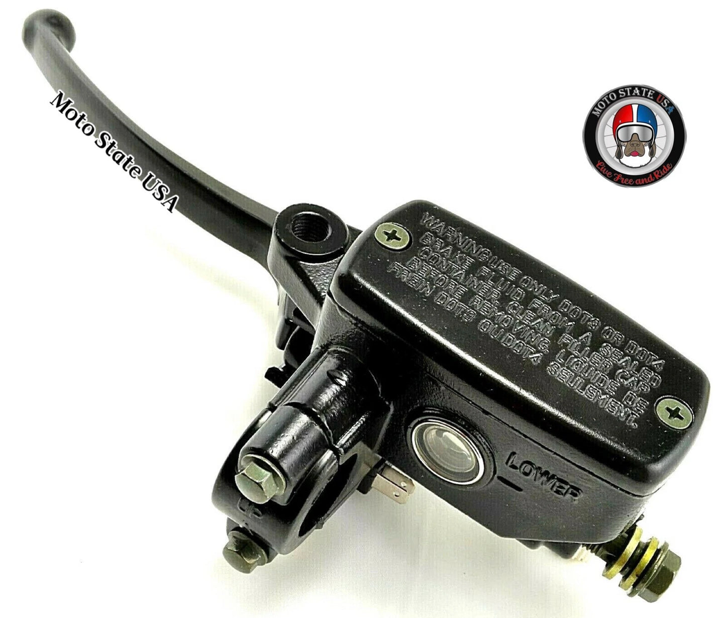 Left Honda Brake & Clutch Master Cylinder For Honda Goldwing