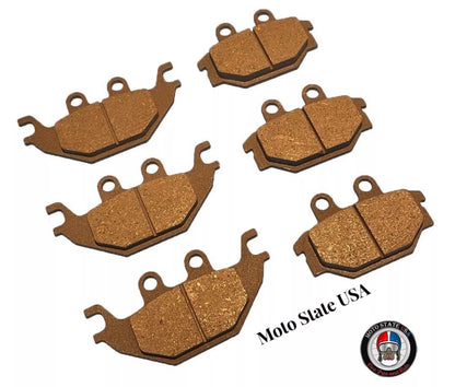 Ceramic Brake Pad Set Front & Rear For Kawasaki Brute Force 300 (2012-2024)