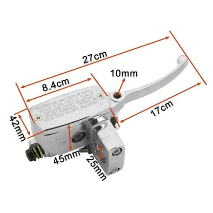 CHROME BRAKE MASTER CYLINDER CLUTCH LEVERS FOR Honda VTX 1800C (2002-2008)