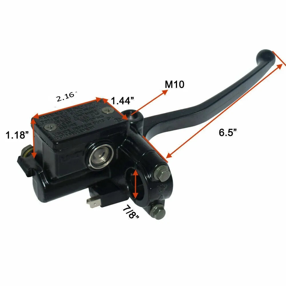 Front Right Brake Master Cylinder For Honda Sabre 1300 (2010) Stateline 1300 (2010)