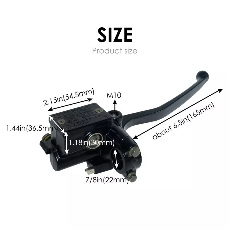 Front Right Brake Master Cylinder For Honda FourTrax Foreman 350 TRX350D 4x4 (1987 1988 1989)