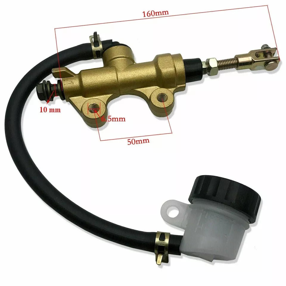 Rear Brake Master Cylinder Pump For Kawasaki Ninja ZX6R ZX636C (2003-2006)